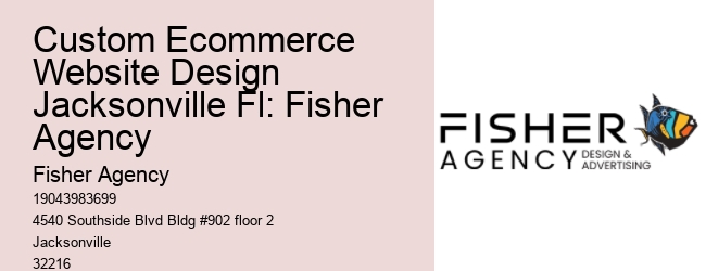 Custom Ecommerce Website Design Jacksonville Fl: Fisher Agency
