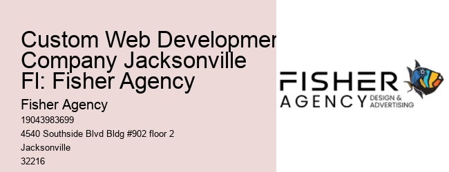 Custom Web Development Company Jacksonville Fl: Fisher Agency